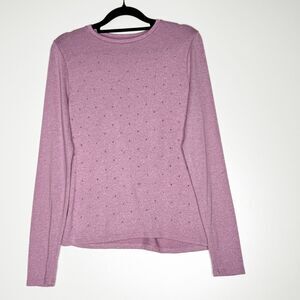 J. Crew CrewCuts Extra Soft Bejeweled Studded Top Girls Size 12-14